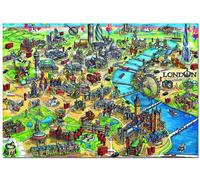 Educa Londres Ciudad Mapa 500pc Puzle Rompecabezas (Pl )