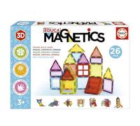 Educa - Magnetics | Juego Educativo de construcción 3D magnético con 26 Piezas para niños, construye Figuras geométricas desarrollando la Creatividad e imaginación. A Partir de 3 años (20022)