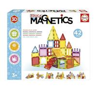 Educa - Magnetics | Juego Educativo de construcción 3D magnético con 42 Piezas para niños, construye Figuras geométricas desarrollando la Creatividad e imaginación. A Partir de 3 años (20023)