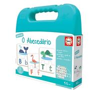 Educa - Mala Aprendo O Abecedário. Jogo Educativo para crianças. Jogo Educativo em Portugues. + 4 Anos (18300)