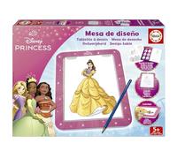Educa - Mesa Diseño Disney Princess. ¡CREA, colorea y Decora con la Nueva Tableta de Dibujo Luminosa! Más de 25 Modelos Diferentes para Dibujar tantas Veces como Quieras. A Partir de 5 años (20006)