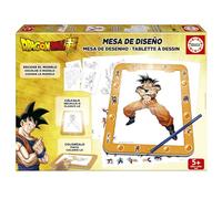 Educa - Mesa Diseño Dragon Ball. CREA, colorea y Decora con la Nueva Tableta de Dibujo Luminosa. Más de 25 Modelos Diferentes para Dibujar tantas Veces como Quieras. A Partir de 5 años (20439)