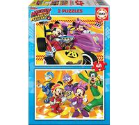 Educa - Mickey y los Súper Pilotos 2 Puzzles x 48 Piezas, Multicolor (17239)