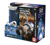 Educa - Misión a la Luna - Estación Espacial, Construye y Juega conectando Varias cápsulas para Hacer Crecer la Estación Espacial; con más de 31 Piezas; Recomendado a Partir de 6 Años (41344)