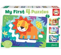 Educa - My First Animales de la Selva. Puzzles Progresivos Infantiles. 5, 6, 7 y 8 Piezas. +24 Meses (18897)