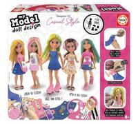 Educa - My Model Doll Design Casual CREA y diseña tu muñeca, Incluye más de 150 Looks, A Partir de 6 años, 29.5 x 33.5 x 7.2 cm (18368)