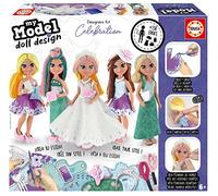 Educa - My Model Doll Design - Celebration Muñeca. Crea y diseña tu Muñeca personalizable y conviértete en diseñador/a y estilista. Incluye Diferentes Looks. + 6 años (19351)