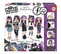 Educa - My Model Doll Design Dark Academy Fashion Style. Kit para convertirte en diseñador y Estilista. Manualidad para niños a Partir de 6 años (19827)