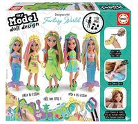 Educa - My Model Doll Design Fantasy World | Crea y diseña tu muñeca, Incluye más de 150 looks, A partir de 6 años, 29.5 x 33.5 x 7.2 cm (18366)