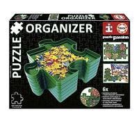 Educa - Organizer | Clasificador de Piezas Puzzle | Accesorio para Puzzles | Seis bandejas Apilables para organizar Las Piezas (19577)