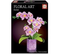 Educa - Orquídea Floral Art | Kit de manualidades para realizar una orquídea en papel sin necesidad de pegamento, ni tijeras | Set perfecto para regalar | Manualidad para decoración | +14 años (20135)