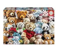 Educa - Ositos de Peluche | Puzzle Adultos de 500 Piezas | Incluye Pegamento Fix Puzzle | Medidas: 48 x 34 cm | A Partir de 11 años (20242)