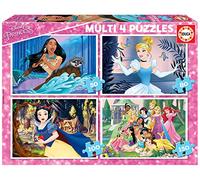 Educa 17637 Multi 4 Disney Princess 50-80-100-150, spel