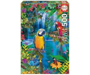 Educa - Paraíso Tropical, Genuine Puzzles | Puzzle Adultos de 500 Piezas | Incluye Pegamento Fix Puzzle | A Partir de 11 años (15512)