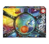 Educa - Paseo Espacial | Puzzle Adultos de 500 Piezas | Incluye Pegamento Fix Puzzle | Medidas: 48 x 34 cm | A Partir de 11 años (20253)
