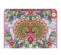 Educa - Pavos de Bengala, Catalina Estrada | Puzzle de 1500 Piezas para Adultos. Medidas: 85 x 60 cm. Incluye Cola Fix Puzzle. A Partir de 14 años (19942)