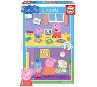 Puzzle EDUCA 2x20 Piezas, Peppa Pig