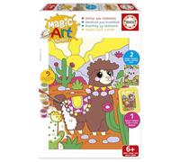 Educa - Pintar con números Llama y Koala | Magic Art Number | Manualidades infantiles | Recomendado para niños y niñas a partir de 6 7 8 años (20404)