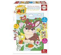 Educa - Pintar con números Mascotas | Magic Art Number | Manualidades infantiles | Recomendado para niños y niñas a partir de 6 7 8 años (20294)