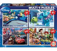 Educa Pixar Disney Conjunto de Puzzles Progresivos, Multicolor