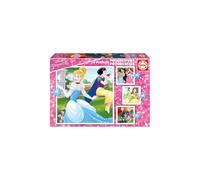 Educa Princesas Disney Conjunto de Puzzles Progresivos, Multicolor