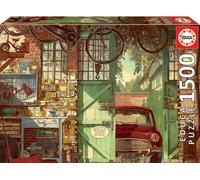 Educa Puzzle 1500 Piezas Viejo Garaje Arly Jones 18005 Vintage, 85x60cm