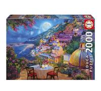 Educa Borrás – Puzzle 2000 piezas Cita Nocturna en Positano 96x68 cm a partir de 14 años
