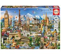 Educa Puzzle 2000 Piezas Símbolos de Europa 17697 Monumentos 96 x 68 cm
