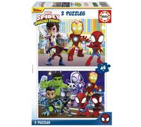 Educa - Puzzle 2x48 piezas Spidey y sus increíbles amigos (19678)