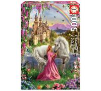 Educa Puzzle 500 Piezas Hada Y Unicornio 17985