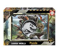 Educa - Puzzle 500 Piezas Jurassic World Licencia Universal | Rompecabezas de Dinosaurios para Adultos | Edad 11+ (20591)
