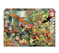 Educa - Puzzle Aves del Amazonas 2000 Piezas para Adultos Selva Color Juego | Aves exóticas de la selva tropical llenas de color, formato para enmarcar, reto para expertos, a partir de 14 años (20574)