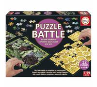 Educa - Puzzle Battle Extreme con 12 Rompecabezas de 42 Piezas | Juego competitivo de Velocidad y observación para la Familia | Edad +7 años (20775)