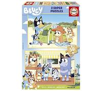 Puzzle EDUCA 2x50 Piezas, Bluey
