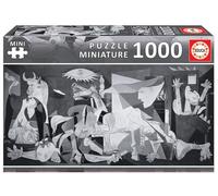 Educa - Puzzle de 1000 Miniature para Adultos. Guernica. Incluye Pegamento Fix para colgarlo una Vez finalizado. Medidas: 62,5 x 30 cm. A Partir de 14 años (14460)