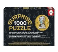 Educa Borrás - Puzzle 1000 Surprise Nights Round Table - Cerradura con pista - 14+