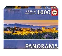 Educa - Puzzle de 1000 Piezas para Adultos | Alhambra Granada | Estilo panorámico | Recomendado A Partir de 14 años (19576)
