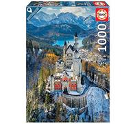 Educa - Puzzle de 1000 Piezas para Adultos | Castillo de Neuschwanstein, Viaja a Alemania con Este Puzzle de 1000 Piezas. Incluye Pegamento Fix Puzzle. A Partir de 14 años (19261)
