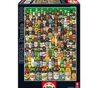 Educa - puzzle de 1000 piezas para adultos - cervezas. medidas: 48 x 6