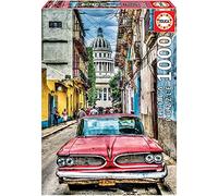 Educa - Puzzle de 1000 Piezas para Adultos | Coche en la Habana. Incluye Pegamento Fix Puzzle. A Partir de 14 años (16754)