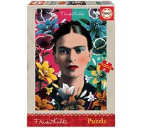 Educa Borrás Puzzle Frida Kahlo 1000 piezas – Incluye pegamento Fix Puzzle – A partir de 14 años