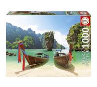 Educa - Puzzle de 1000 Piezas para Adultos | Isla de James Bond. Incluye Pegamento Fix Puzzle. Medidas: 68 x 48 cm. A Partir de 14 años (20283)