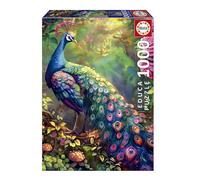 Educa - Puzzle de 1000 Piezas para Adultos | Jardín del Pavo Real. Incluye Pegamento Fix Puzzle. Medidas: 48 x 68 cm. A Partir de 14 años (20262)