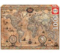 Educa - Puzzle de 1000 Piezas para Adultos | Mapamundi. Incluye Pegamento Fix Puzzle. A Partir de 14 años(15159)