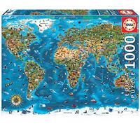 Educa - Puzzle de 1000 Piezas para Adultos | Maravillas del Mundo. Incluye Pegamento Fix Puzzle. A Partir de 14 años (19022)