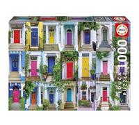 Educa - Puzzle de 1000 Piezas para Adultos | Puertas de Notting Hill. Incluye Pegamento Fix Puzzle. Medidas: 68 x 48 cm. A Partir de 14 años (20177)