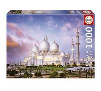 Educa - Puzzle de 1000 Piezas para Adultos | Sheikh Zayed Grand Mosque. Incluye Pegamento Fix Puzzle. A Partir de 14 años (19644)