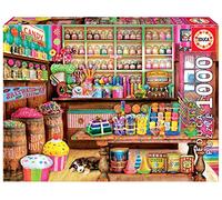 Educa Borrás – Puzzle Tienda de Dulces (17104) – 1000 piezas, para adultos, incluye pegamento Fix