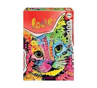 Educa - Puzzle de 1000 Piezas para Adultos | Tilt Cat Love, Dean Russo. Incluye Pegamento Fix Puzzle. A Partir de 14 años (19257)