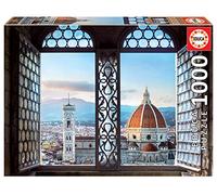 Educa - Puzzle de 1000 piezas para adultos | Vista de Florencia. Incluye pegamento Fix puzzle. A partir de 14 años (18460)